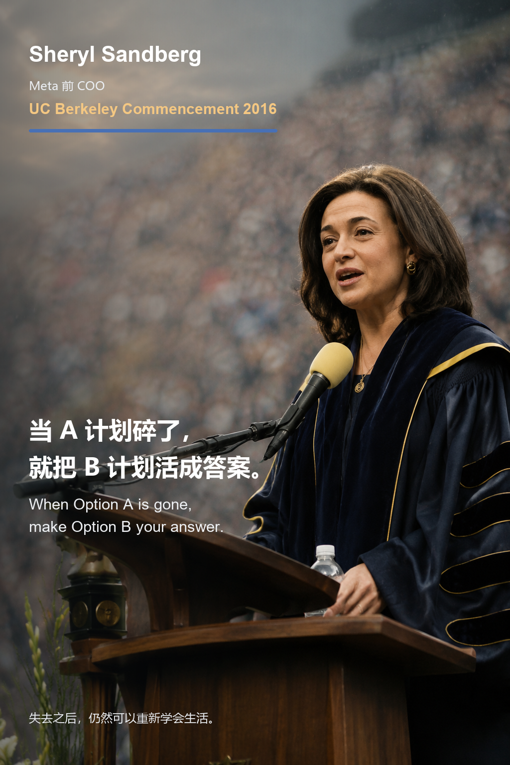 Sheryl Sandberg 毕业演讲图卡