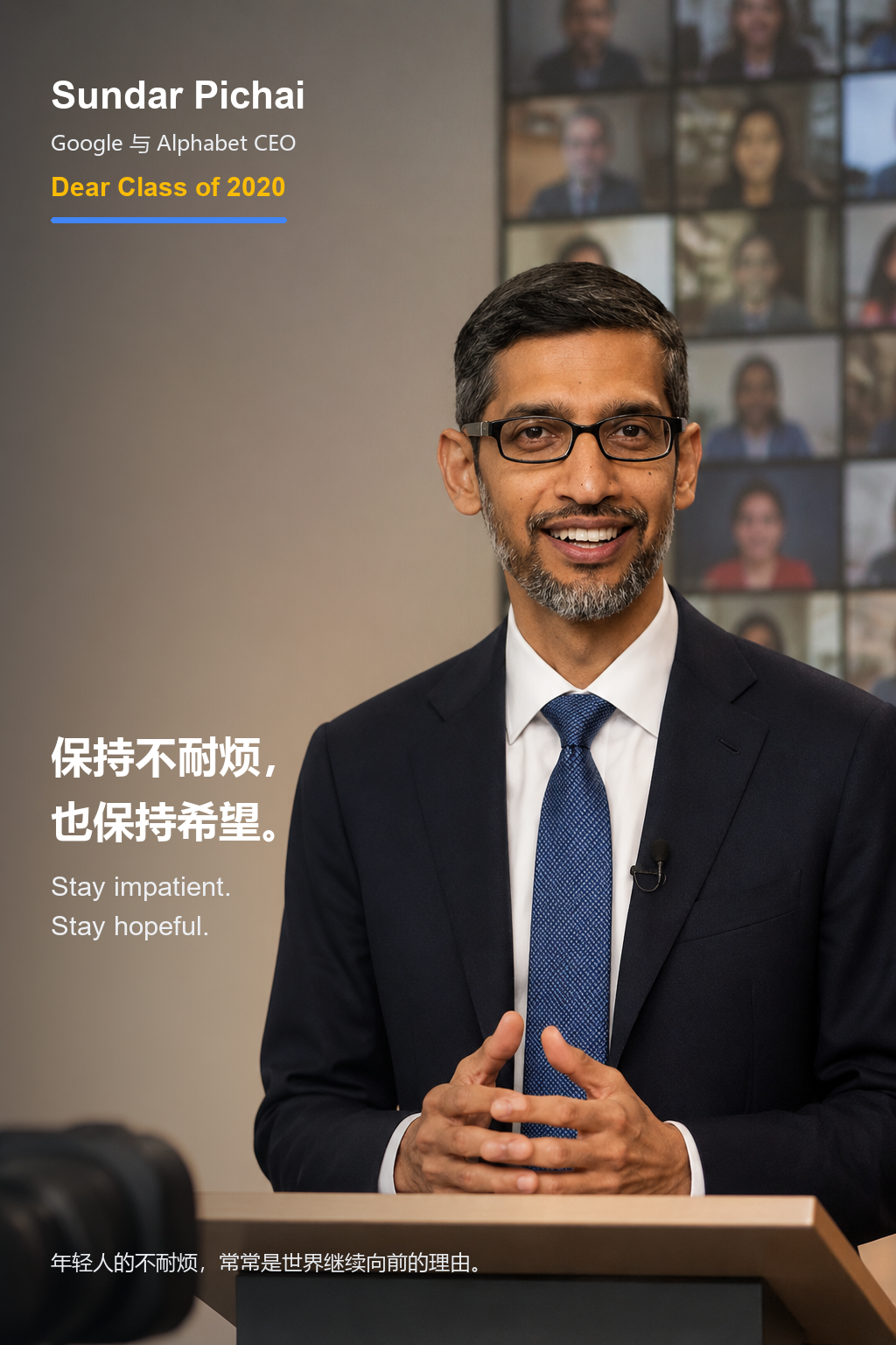 Sundar Pichai 毕业演讲图卡
